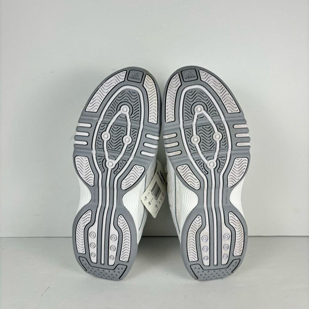 Vintage Adidas B49 white grey training shoes sneakers womens 8.5 Deadstock NOS - Picture 6 of 9